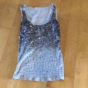 LIKE NEW sparkly tank top